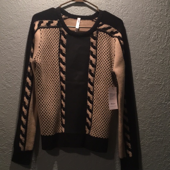 RVCA cardigan with pleather detailing - Picture 3 of 6